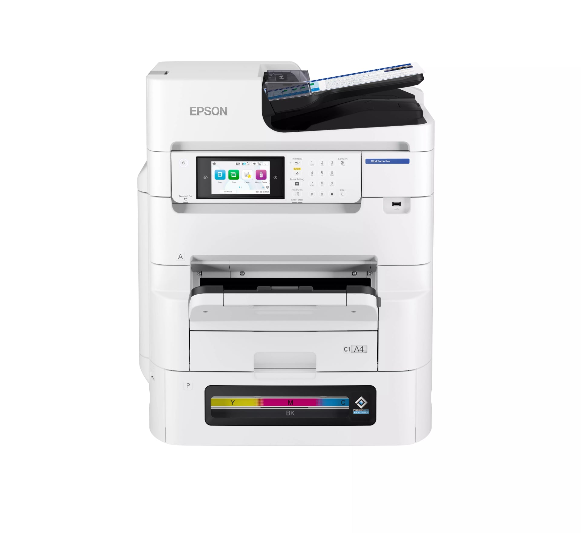 Epson WorkForce Pro EM-C8101 BA A3-RIPS-Farb-Multifunktionsdrucker, Ansicht 1
