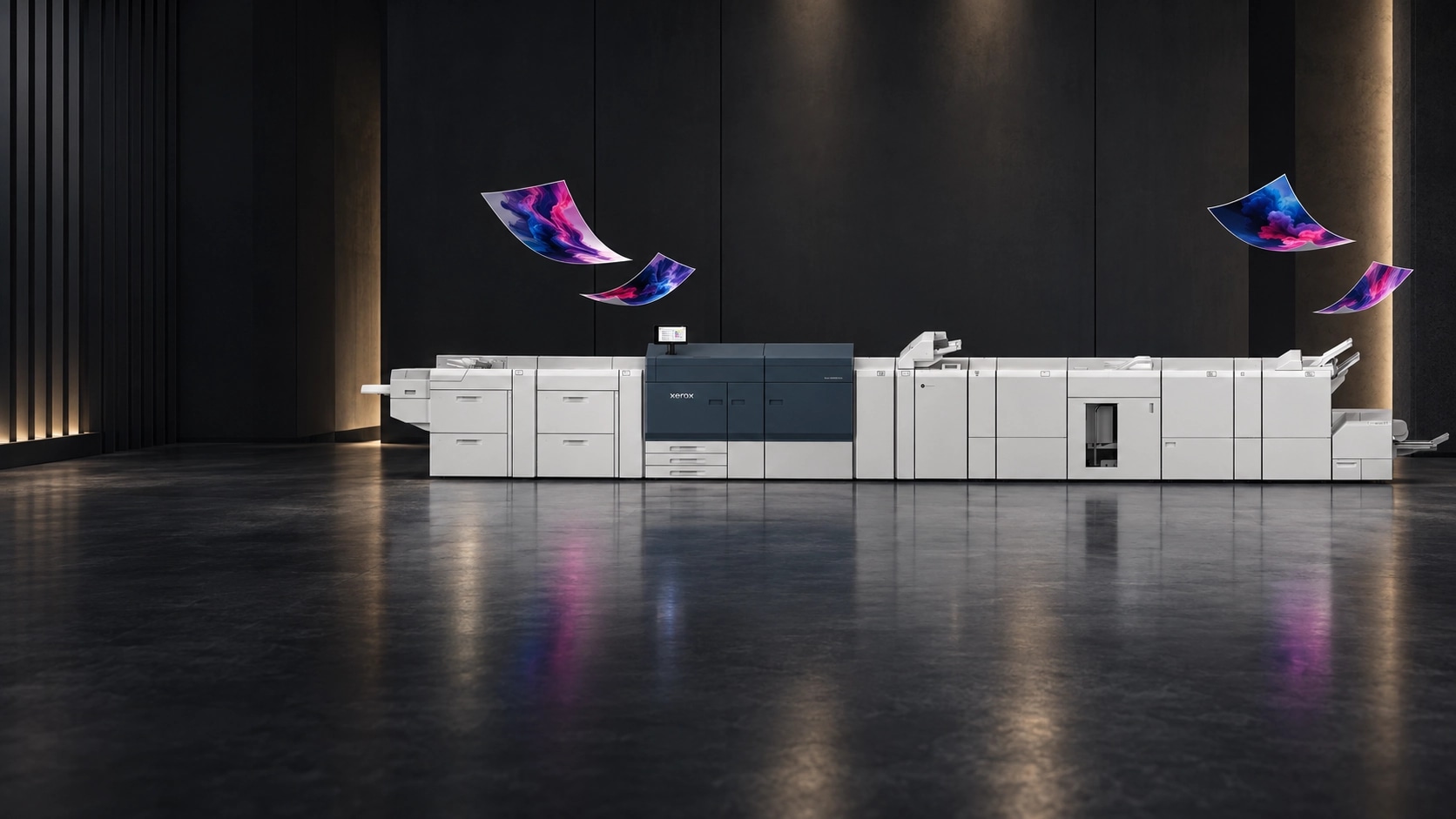 Xerox Proficio PX 500 in einer kreativen Druckszenerie